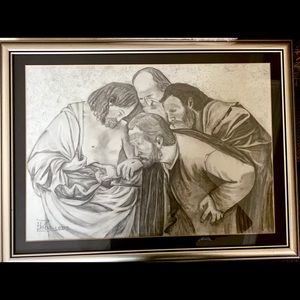 Piece of artwork by me Charcoal drawing